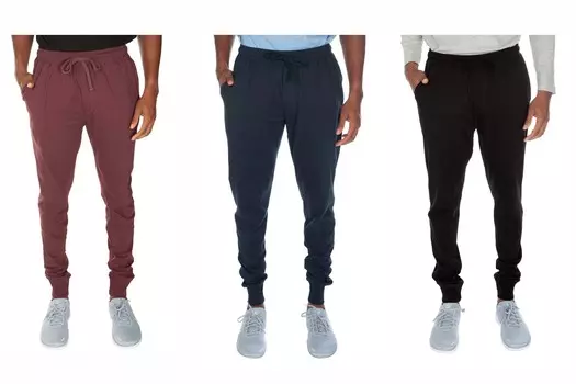 Легкий комплект для джоггеров из джерси с манжетами Unsimply Stitched, цвет Cranberry Navy Black