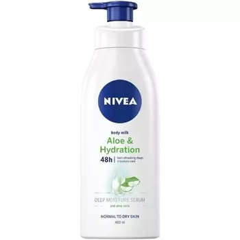 Легкий лосьон для тела Aloe & Hydration 48H, 400 мл, Nivea