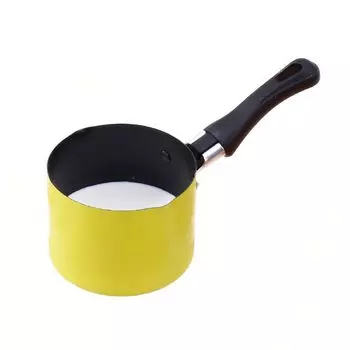 Легкий молочная кастрюля CANDeal на 550 мл, мини-подогреватель масла, кастрюля с антипригарным покрытием, подогреватель молока с двумя носиками, небольшая посуда с изолированной ручкой (зеленая)