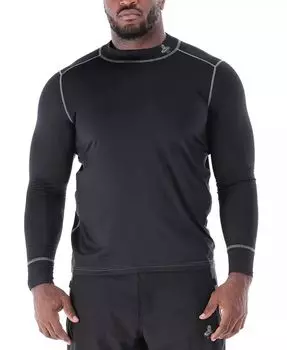 Легкий мужской трикотажный топ-основа из эластичного трикотажа RefrigiWear, черный