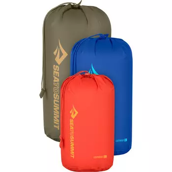 Легкий набор мешков для вещей Sea to Summit, цвет Spicy Orange-Surf The Web-Oliv