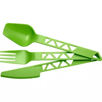Легкий набор столовых приборов Trail Cutlery Tritan Primus, зеленый