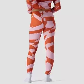 Легкий низ из полиэстера женский Stoic, цвет Pink/Rust Wavy Checker Print