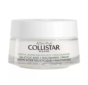 Легкий очищающий крем Attivi Puri Crema Acido Salicilico + Niacinamide Collistar, 50 ml