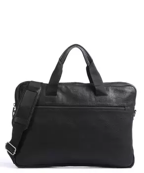 Легкий портфель clean 13 дюймов из зерненой кожи. Still Nordic, черный