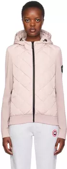 Легкий пуховик Canada Goose фиолетового цвета