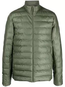 Легкий пуховик Rains, зеленый