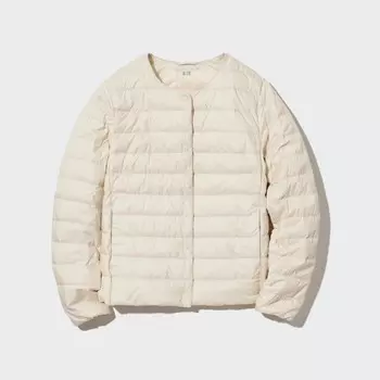 Легкий пуховик Uniqlo Ultra Light Down Compact, светло-бежевый