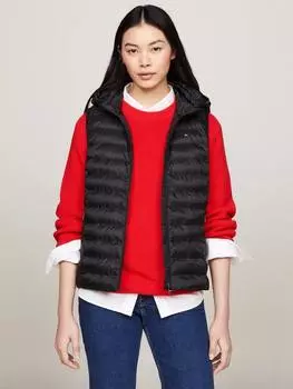 Легкий пуховый жилет Tommy Hilfiger, черный