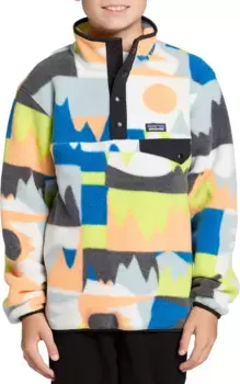 Легкий пуловер Synchilla Snap-T для мальчиков Patagonia, цвет Frontera/Endless Blue