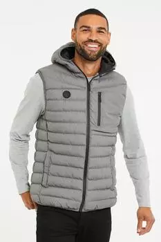 Легкий стеганый жилет Horsley Threadbare, серый
