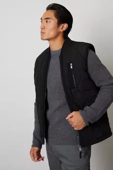 Легкий стеганый жилет McLaren Threadbare, черный