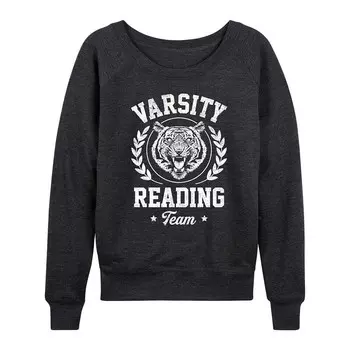 Легкий свитшот из френч-терри больших размеров Varsity Reading Team Licensed Character, цвет Heather Charcoal