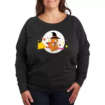 Легкий свитшот из френч терри размера плюс Care Bears Halloween Witch Licensed Character, цвет Heather Charcoal
