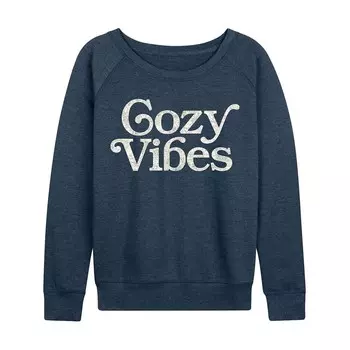 Легкий свитшот из френч терри размера плюс Cozy Vibes Licensed Character, цвет Heather Indigo