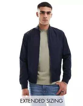 Легкий темно-синий бомбер ASOS DESIGN