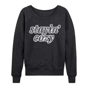 Легкий толстовка из френч терри больших размеров Stayin' Cosy Licensed Character, цвет Heather Charcoal