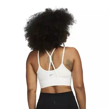 Легкий удлиненный спортивный бюстгальтер с ремешками Nike Indy Nike