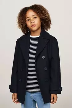 Легкий утепленный бушлат Tommy Hilfiger, синий