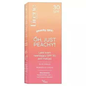 Легкий увлажняющий крем под макияж SPF30, 50 мл Lirene, Oh Just Peachy!