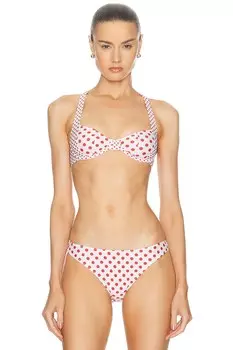 Легкий верх бикини Miaou, цвет White Polka Dot
