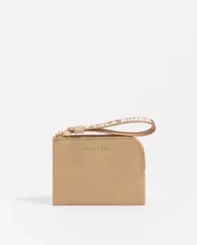 Легкий женский кошелек из нейлона светло-коричневого цвета Bimba y Lola