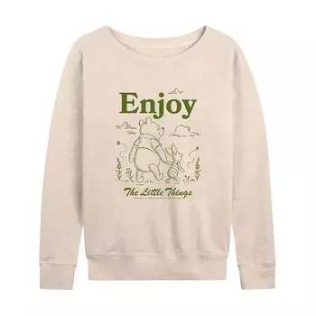 Легкий женский свитшот из френч терри Disney's Winnie The Pooh Little Things, цвет Birch
