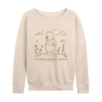Легкий женский свитшот из френч терри Disney's Winnie The Pooh Wonder, цвет Birch