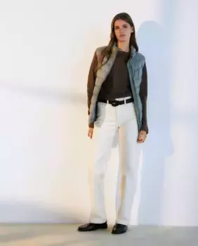 Легкий женский жилет Woman El Corte Ingls, зеленый