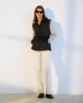 Легкий женский жилет Woman El Corte Ingls, черный