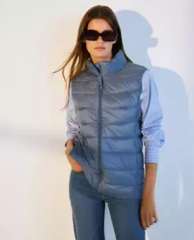 Легкий женский жилет Woman El Corte Ingls, синий