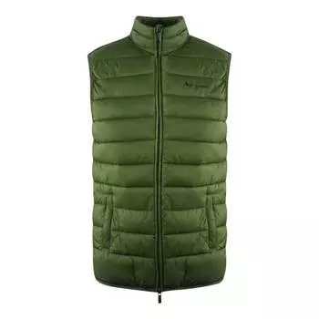 Легкий жилет армейского зеленого цвета с логотипом London Aquascutum, зеленый