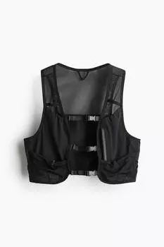 Легкий жилет для бега H&M, черный