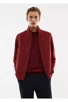 Легкий жилет с водоотталкивающей подкладкой Mango, красный