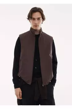 Легкий жилет с водоотталкивающей подкладкой Mango, серый