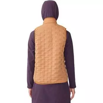 Легкий жилет стрейч-даун женский Mountain Hardwear, цвет Copper Clay