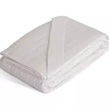 Легкое хлопково-сатиновое одеяло - Изумрудный Lisola, слоновая кость, односпальный