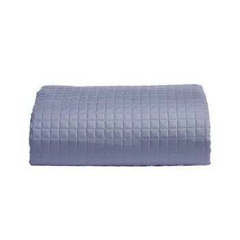 Легкое однотонное хлопково-сатиновое одеяло - Марракеш Creole Home, авио, односпальный