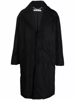 Легкое пальто миди Off-White, черный