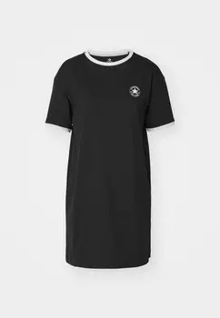 Легкое платье CHUCK PATCH T SHIRT DRESS Converse, черный
