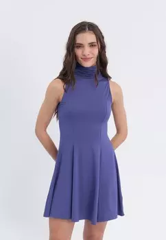 Легкое платье Even&Odd, темно-синий