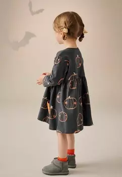 Легкое платье HALLOWEEN LONG SLEEVE, REGULAR FIT Next, черный