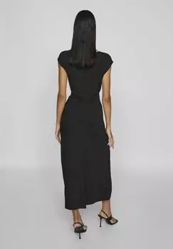 Легкое платье MIDI KURZRMELIGES VILA, черный