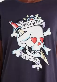 Легкое платье NMHAZEL SHORT DRESS Noisy May, темно-серый