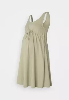 Легкое платье OLMELLIE DRESS ONLY MATERNITY, зеленый