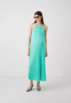 Легкое платье OLMTINA LIFE PLEAT DRESS ONLY MATERNITY, зеленый