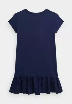 Легкое платье POLO BEAR COTTON JERSEY TEE DRESS Ralph Lauren, черный