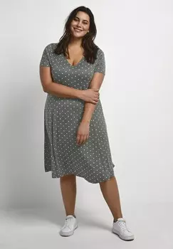 Легкое платье RACHEL Kaffe Curve, зеленый