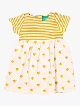 Легкое платье-утка для детей Little Green Radicals, разноцветный