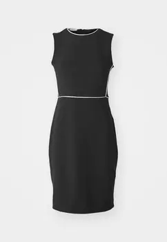 Легкое платье VISOLA O NECK SHORT DRESS VILA, черный